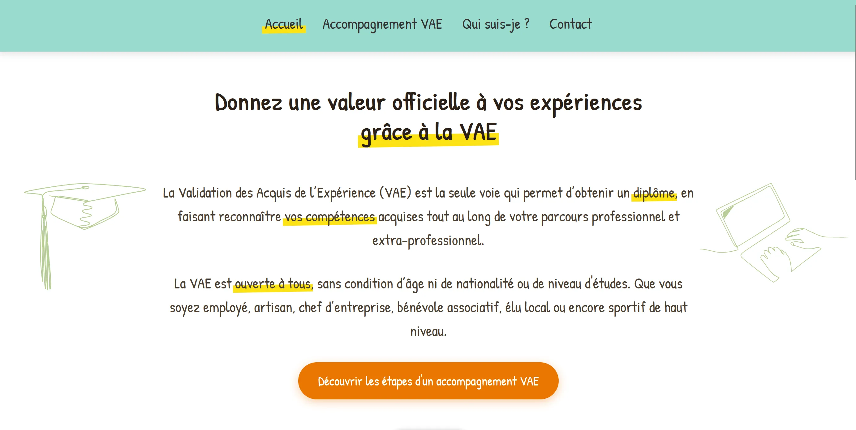 Aperçu du site Elod Up